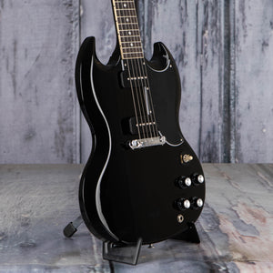 Gibson USA SG Special Electric Guitar, Ebony, angle