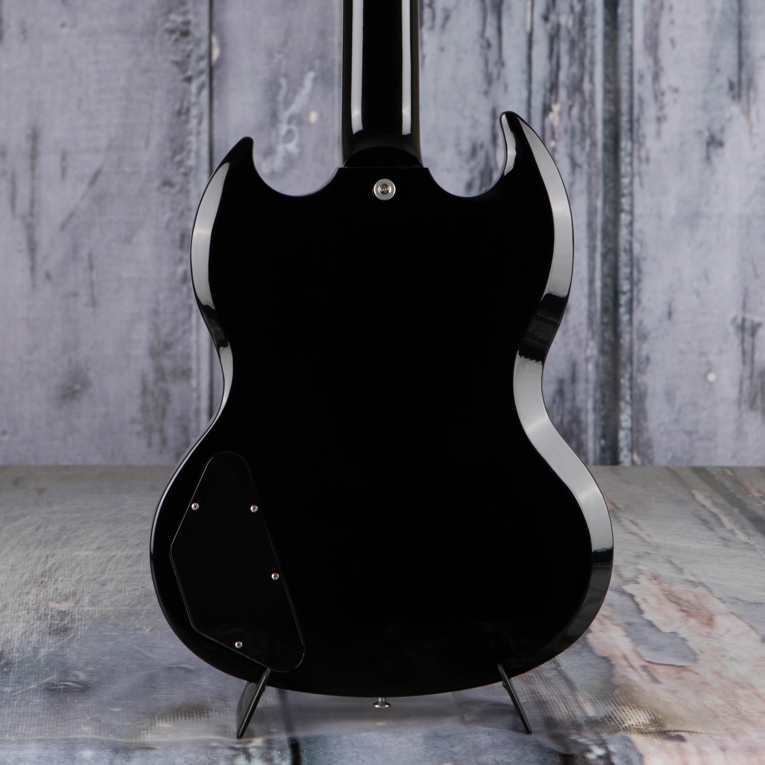 Gibson USA SG Special Electric Guitar, Ebony, back closeup