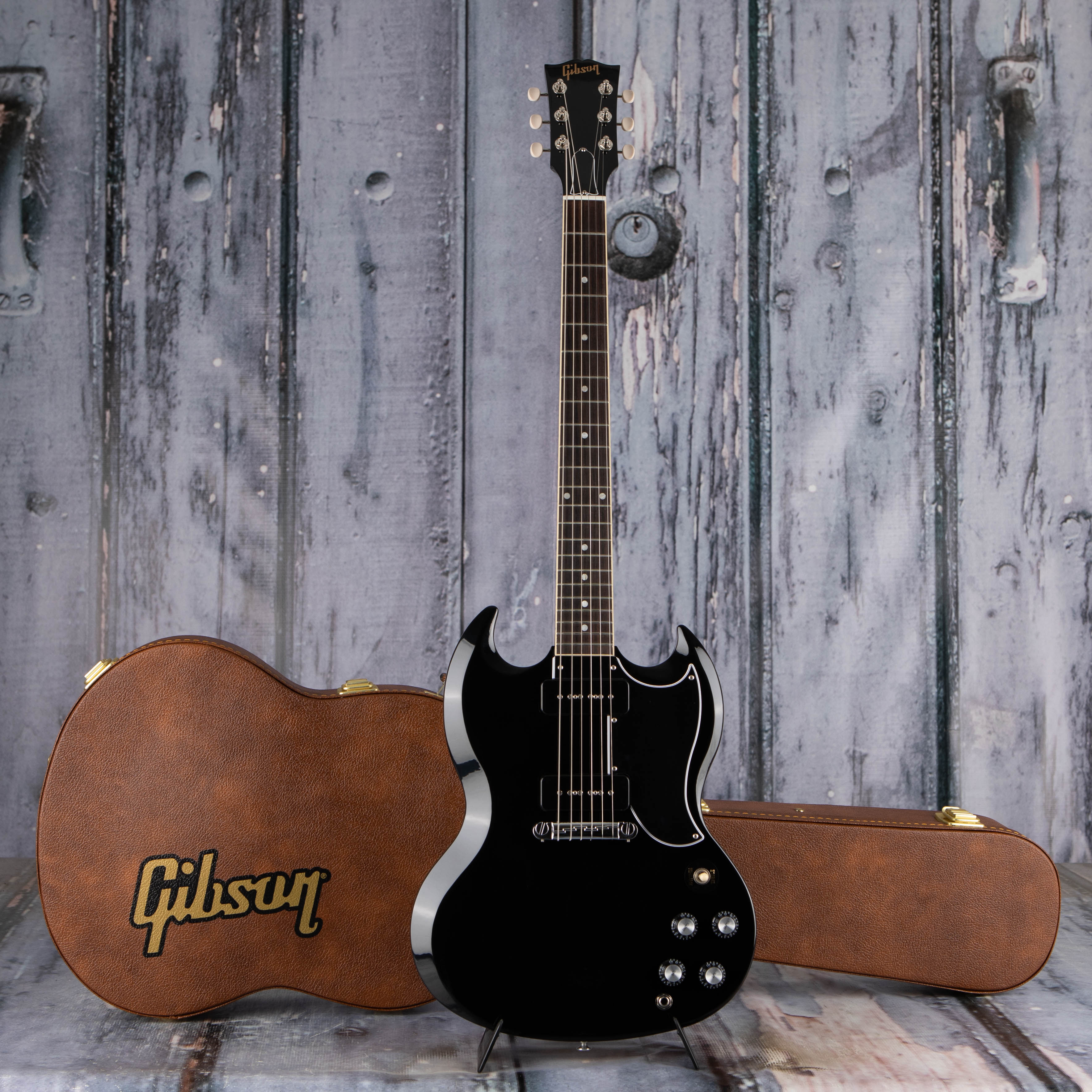 Gibson USA SG Special Electric Guitar, Ebony, case