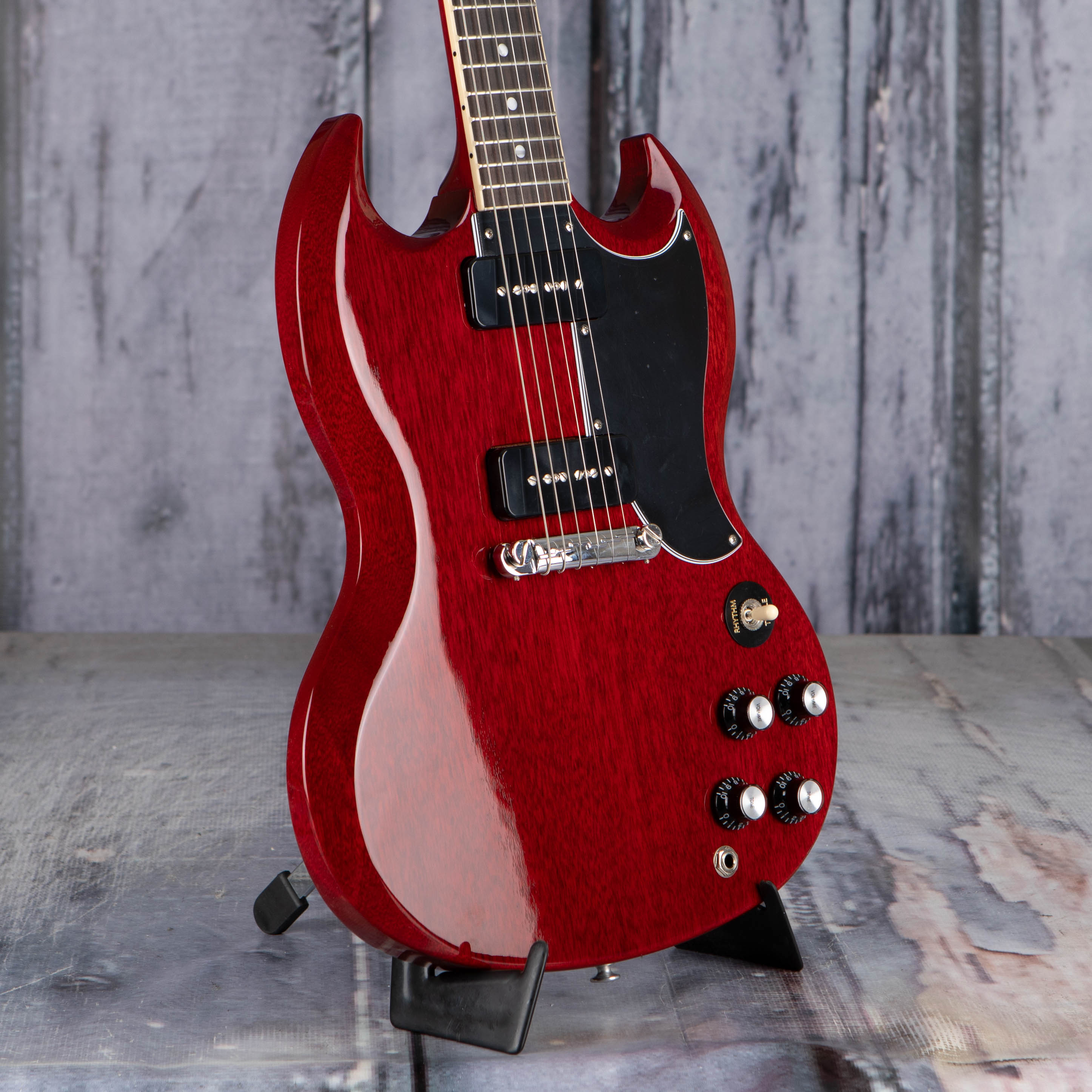 Gibson USA SG Special Electric Guitar, Vintage Cherry, angle