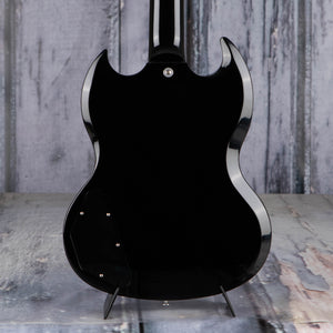 Gibson USA SG Standard '61 Electric Guitar, Ebony, back closeup