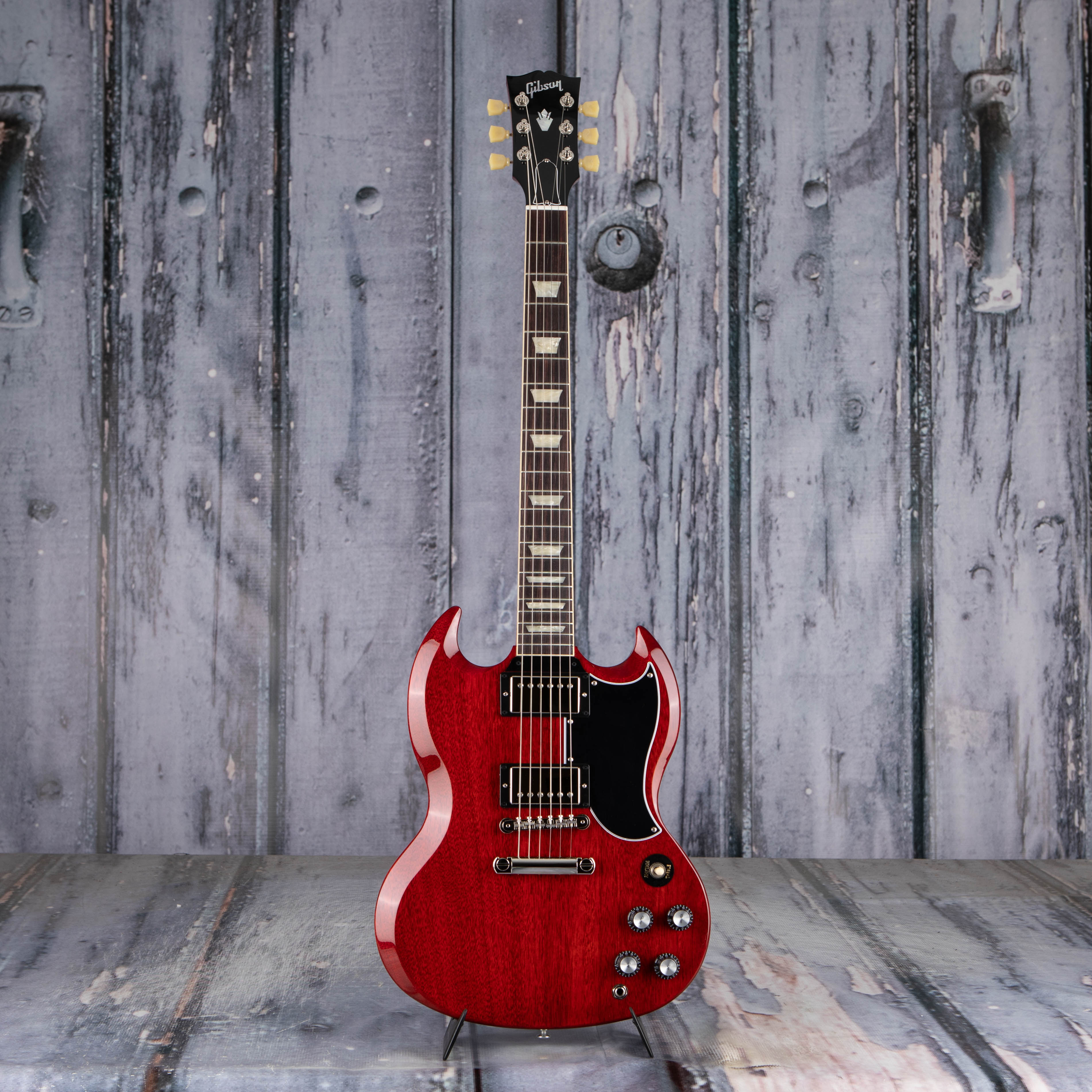 Gibson USA SG Standard '61 Electric Guitar, Vintage Cherry, front