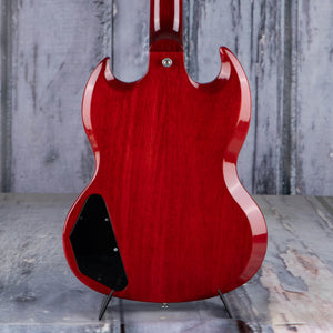 Gibson USA SG Standard Electric Bass Guitar, Heritage Cherry, back closeup