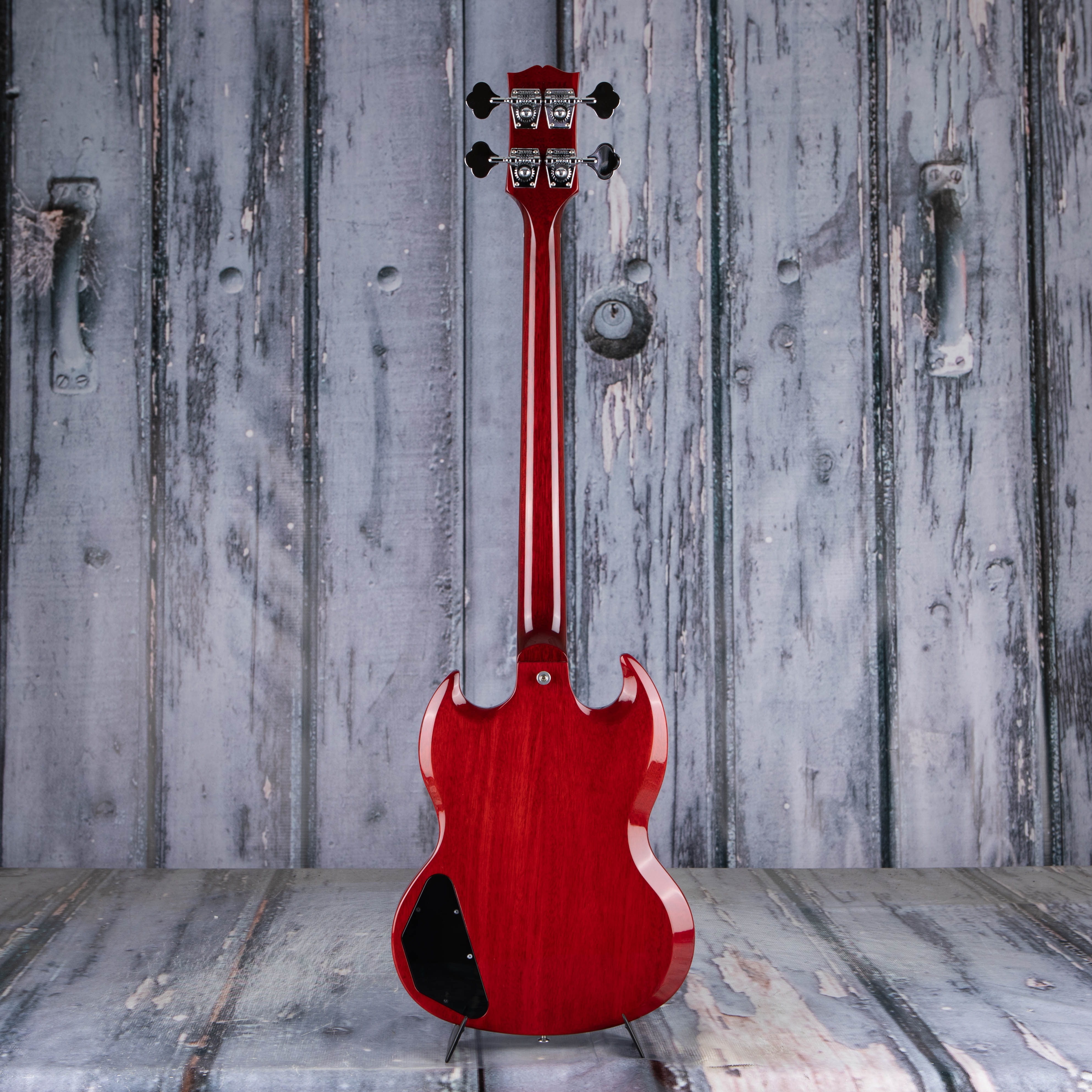 Gibson USA SG Standard Electric Bass Guitar, Heritage Cherry, back