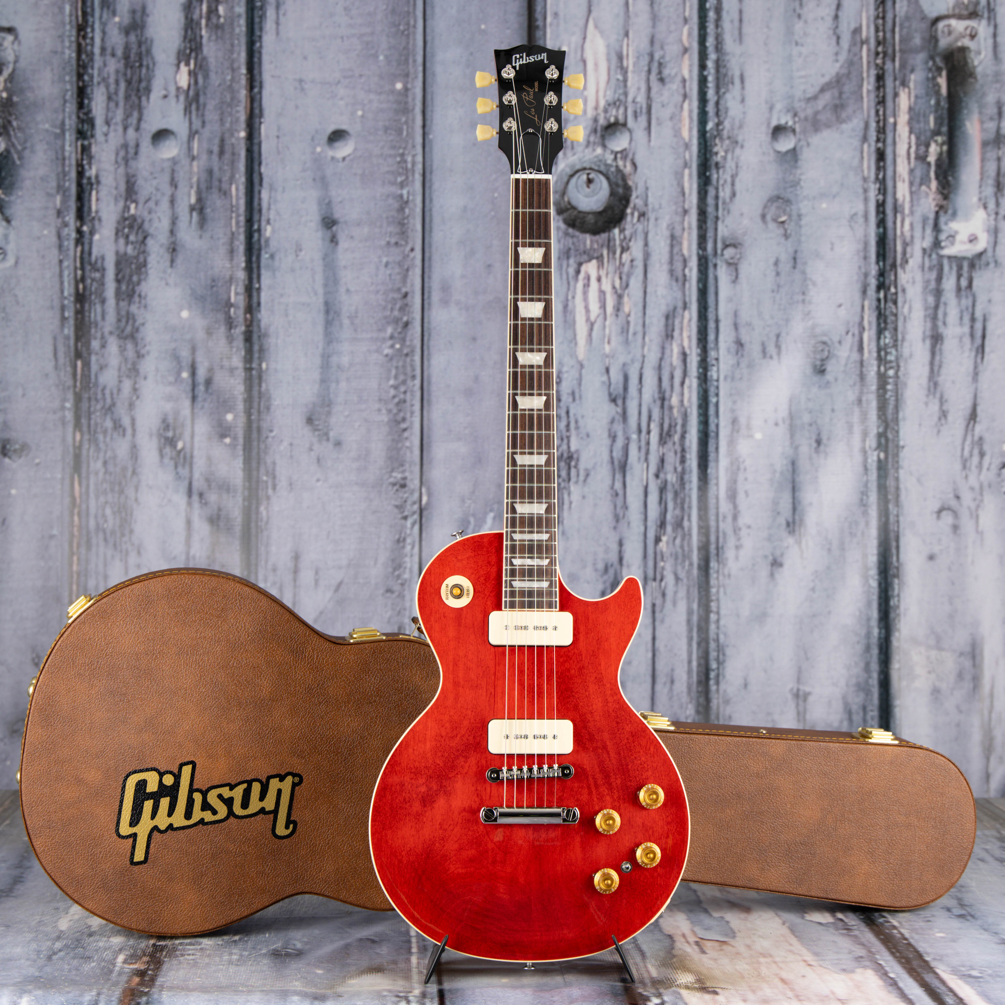 Gibson Warren Haynes Les Paul Standard Electric Guitar, '60s Cherry, case