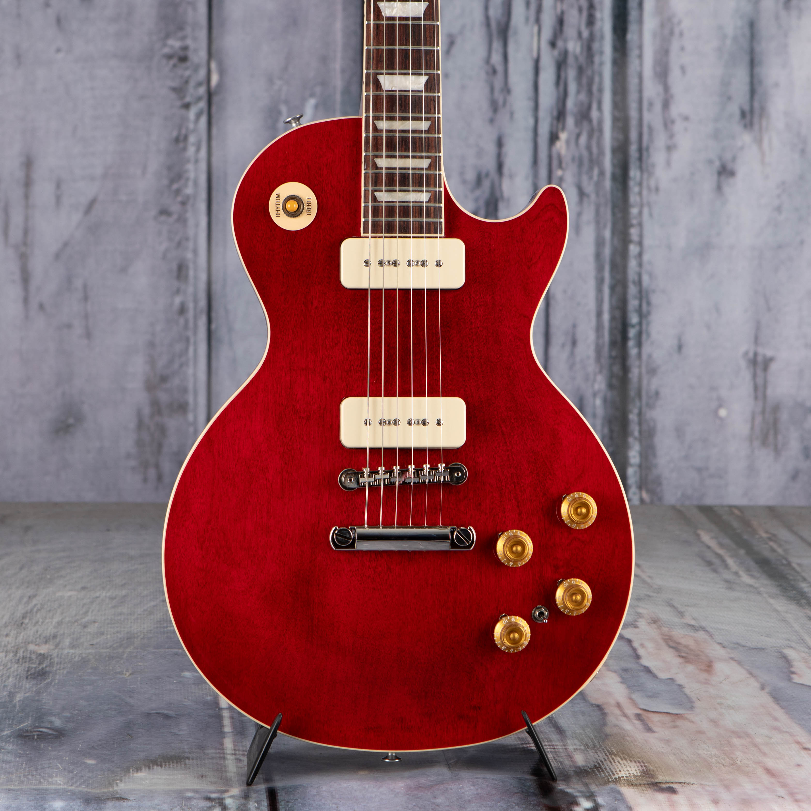 Gibson Warren Haynes Les Paul Standard Electric Guitar, '60s Cherry, front closeup