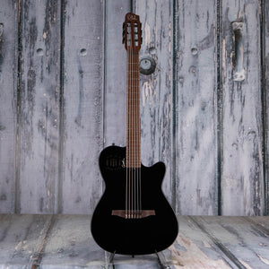 Godin Multiac Mundial Nylon Acoustic/Electric Guitar, Onyx Black, front