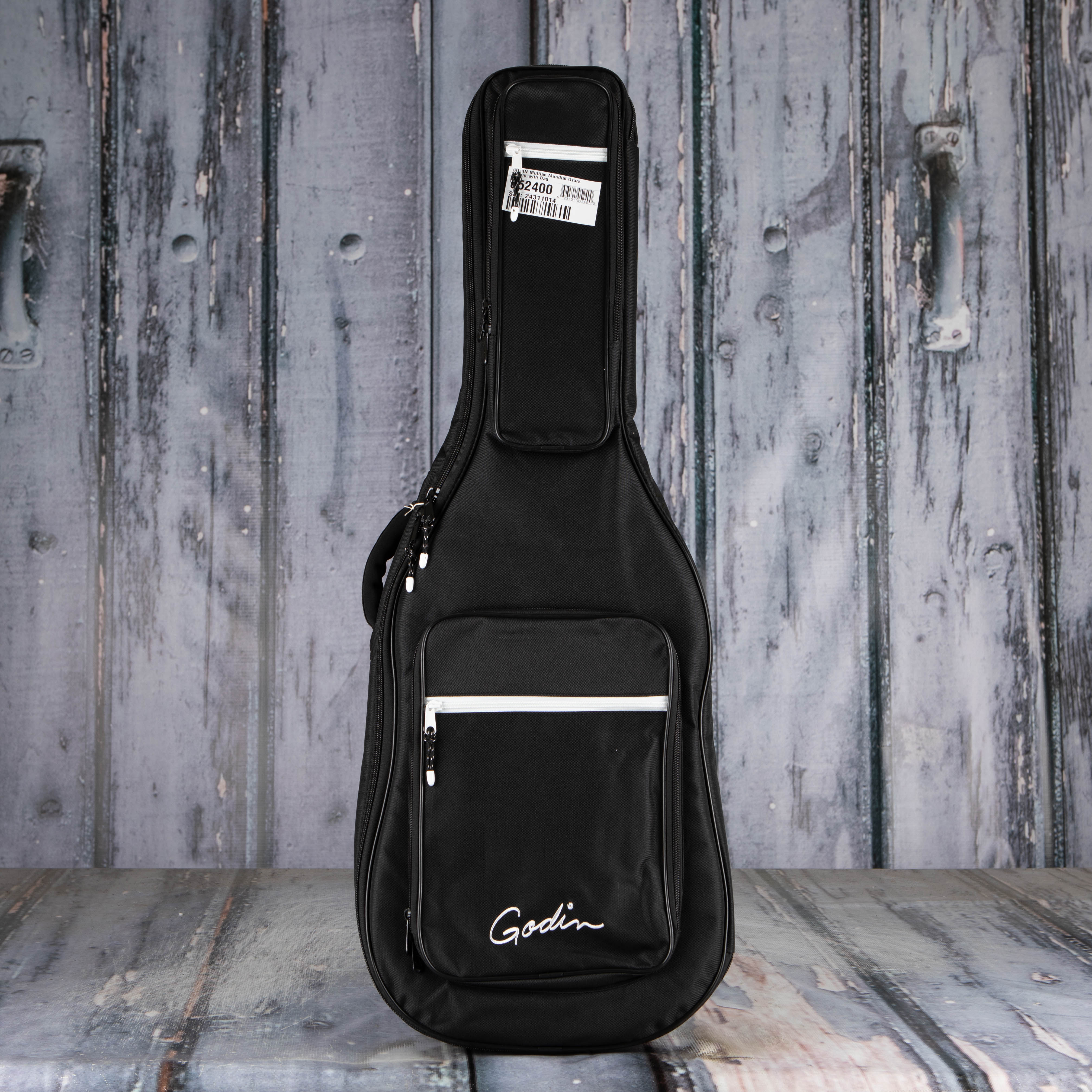 Godin Multiac Mundial Nylon Acoustic/Electric Guitar, Ozark Cream, bag
