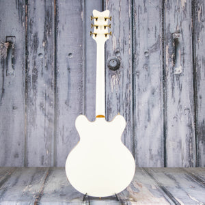 Gretsch Falcon Center Block LTD Double-Cut W/ String-Thru Bigsby Semi-Hollowbody Guitar, Vintage White, back