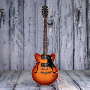 Gretsch G2655 Streamliner Center Block Jr. Double-Cut W/ V-Stoptail Semi-Hollowbody Guitar, Abbey Ale, front