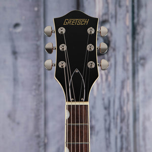 Gretsch G2655 Streamliner Center Block Jr. Double-Cut W/ V-Stoptail Semi-Hollowbody Guitar, Abbey Ale, front headstock