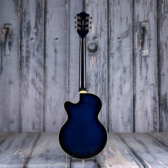 Gretsch G5655T-QM Electromatic Center Block Jr. Single-Cut Quilted Maple With Bigsby Semi-Hollowbody, Hudson Sky