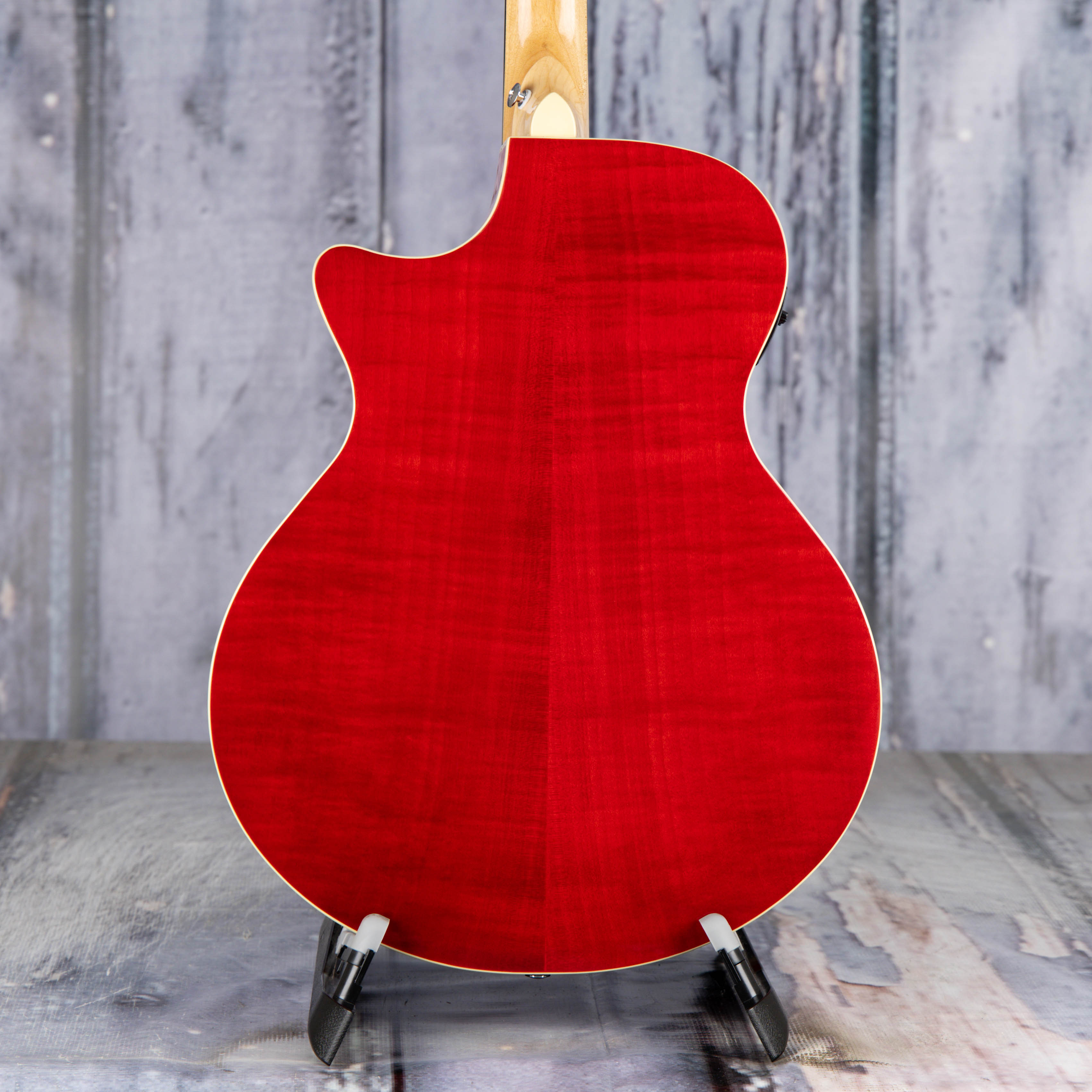Ibanez AE170 Acoustic/Electric Guitar, Natural, back closeup