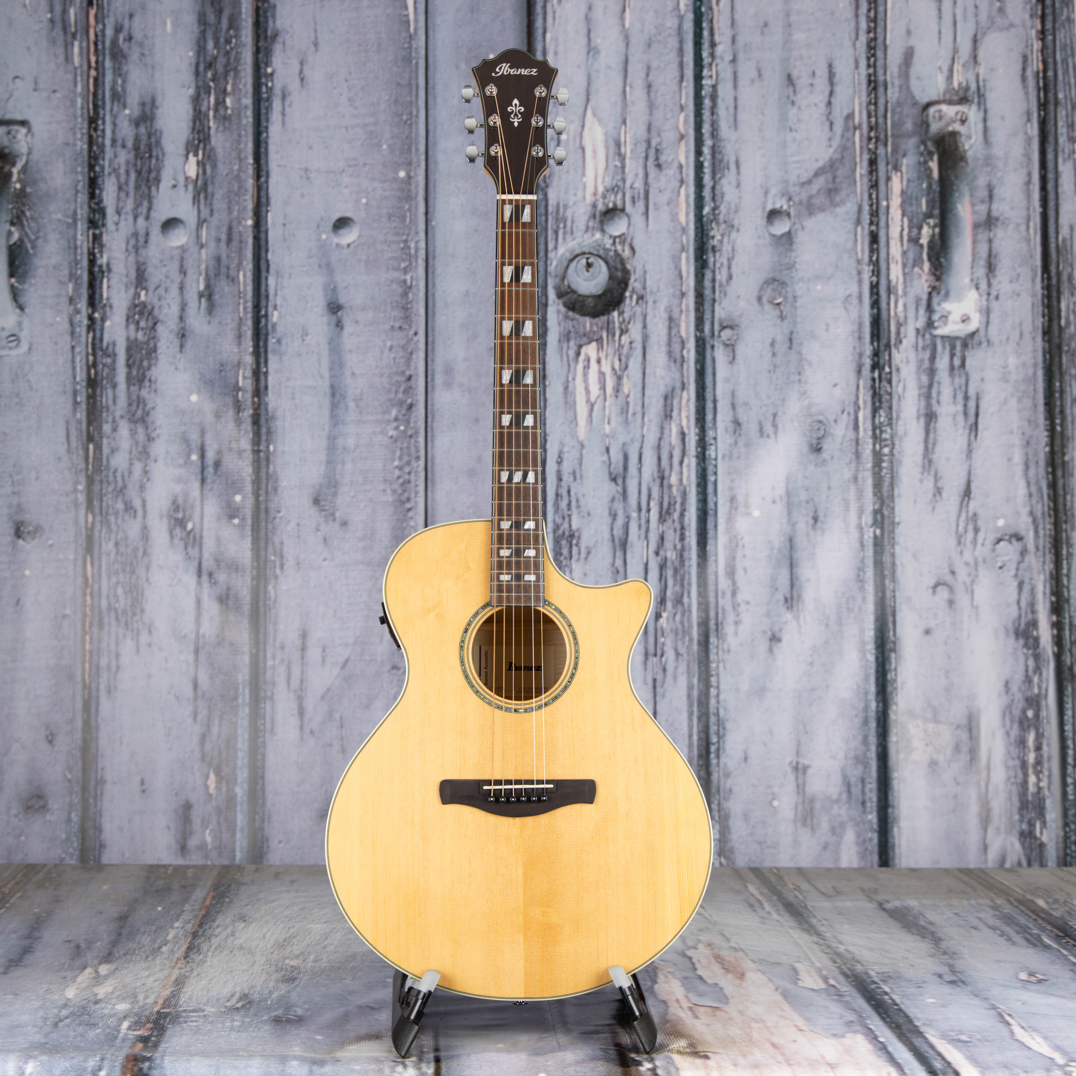 Ibanez AE170 Acoustic/Electric Guitar, Natural, front