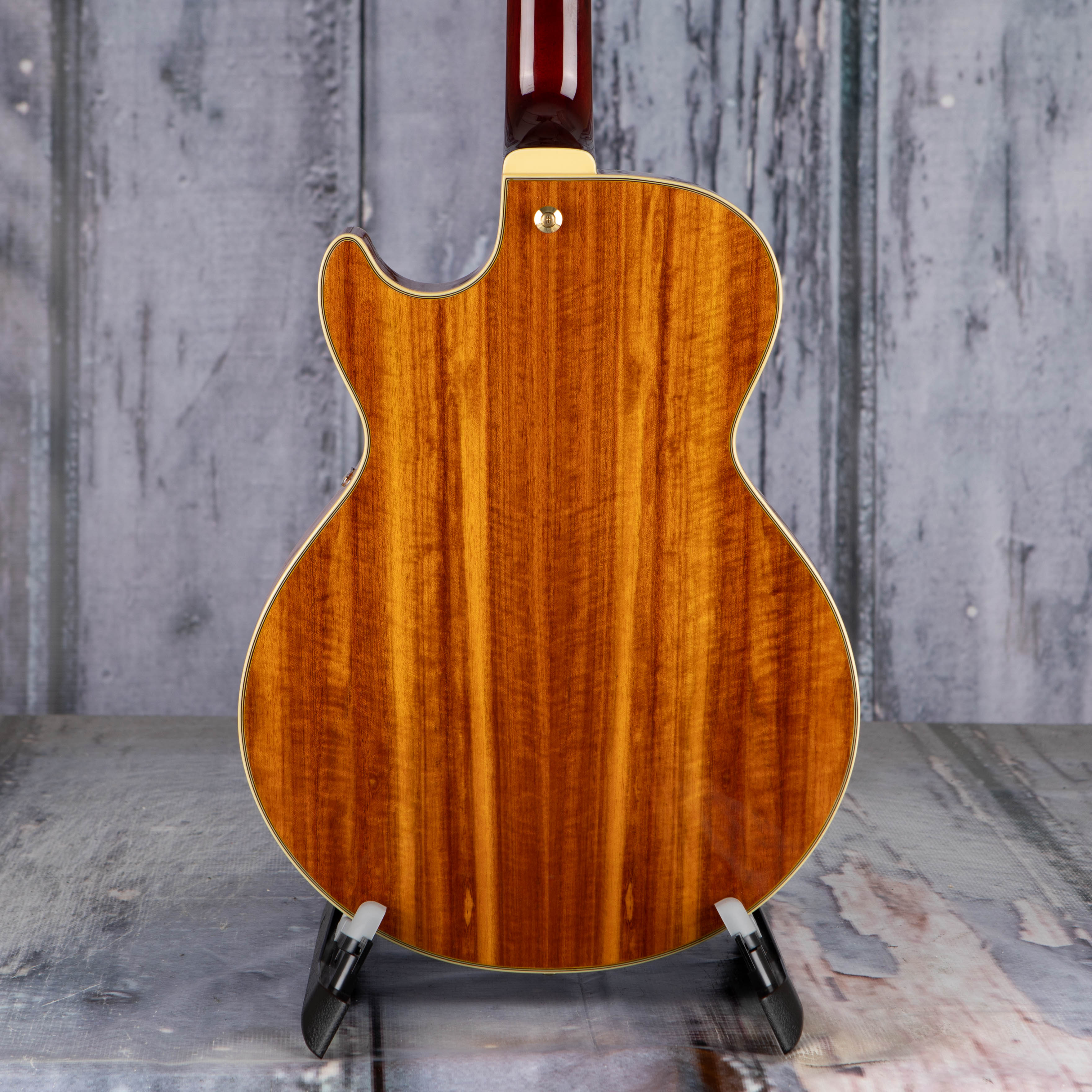 Ibanez Artcore Expressionist AG95K Hollowbody Guitar, Natural, back closeup