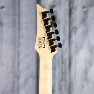 Ibanez GRG131DX Electric Guitar, Black Flat, back headstock