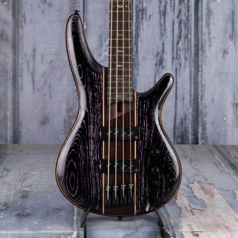 Ibanez Premium SR1300SB Electric Bass Guitar, Magic Wave Low Gloss, front closeup