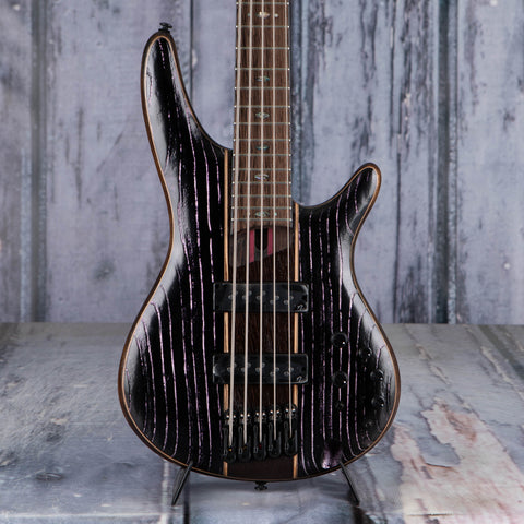 Ibanez Premium SR1305SB 5-String Electric Bass Guitar, Magic Wave Low Gloss, front closeup