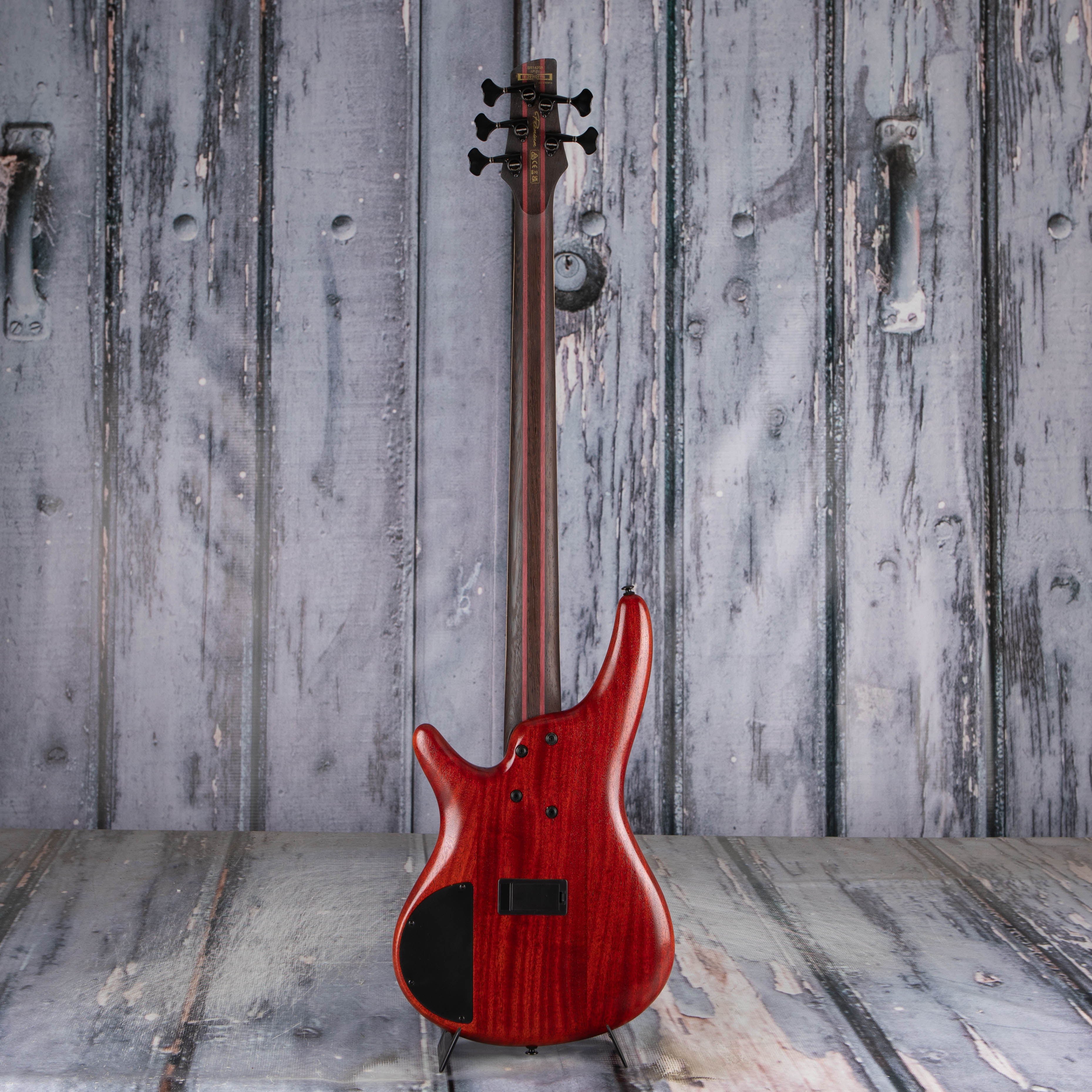 Ibanez Premium SR1425B 5-String Electric Bass Guitar, Caribbean Green Low Gloss, back