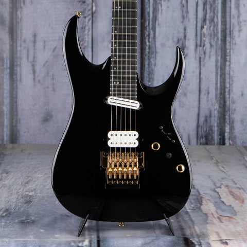 Ibanez Prestige RGA622XH Electric Guitar, Black, front closeup