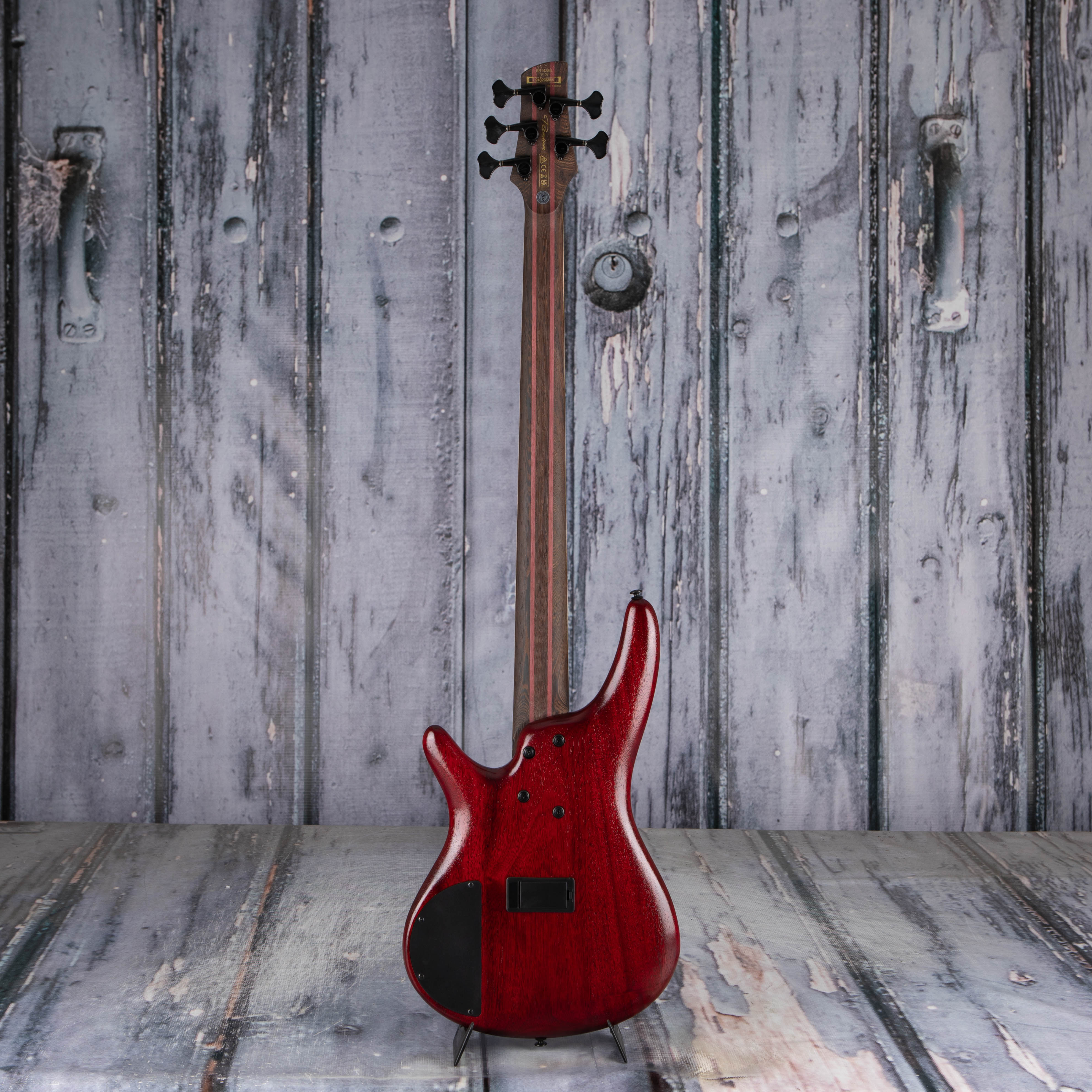 Ibanez SR Premium 5-String Electric Bass Guitar, Caribbean Green Low Gloss, back