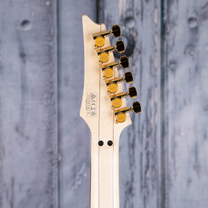 Ibanez Steve Vai Signature PIA3761 Electric Guitar, Onyx Black, back closeup