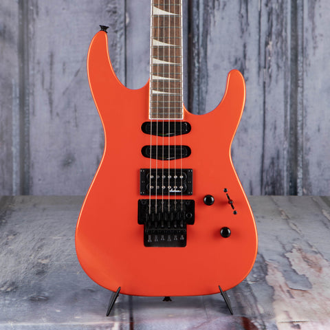 Jackson X Series Soloist SL3X DX Electric Guitar, Lambo Orange, front closeup