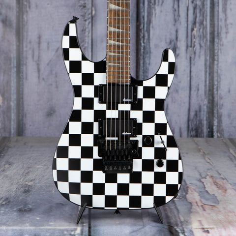 Jackson X Series Soloist SLX DX Electric Guitar, Checkered Past, front closeup