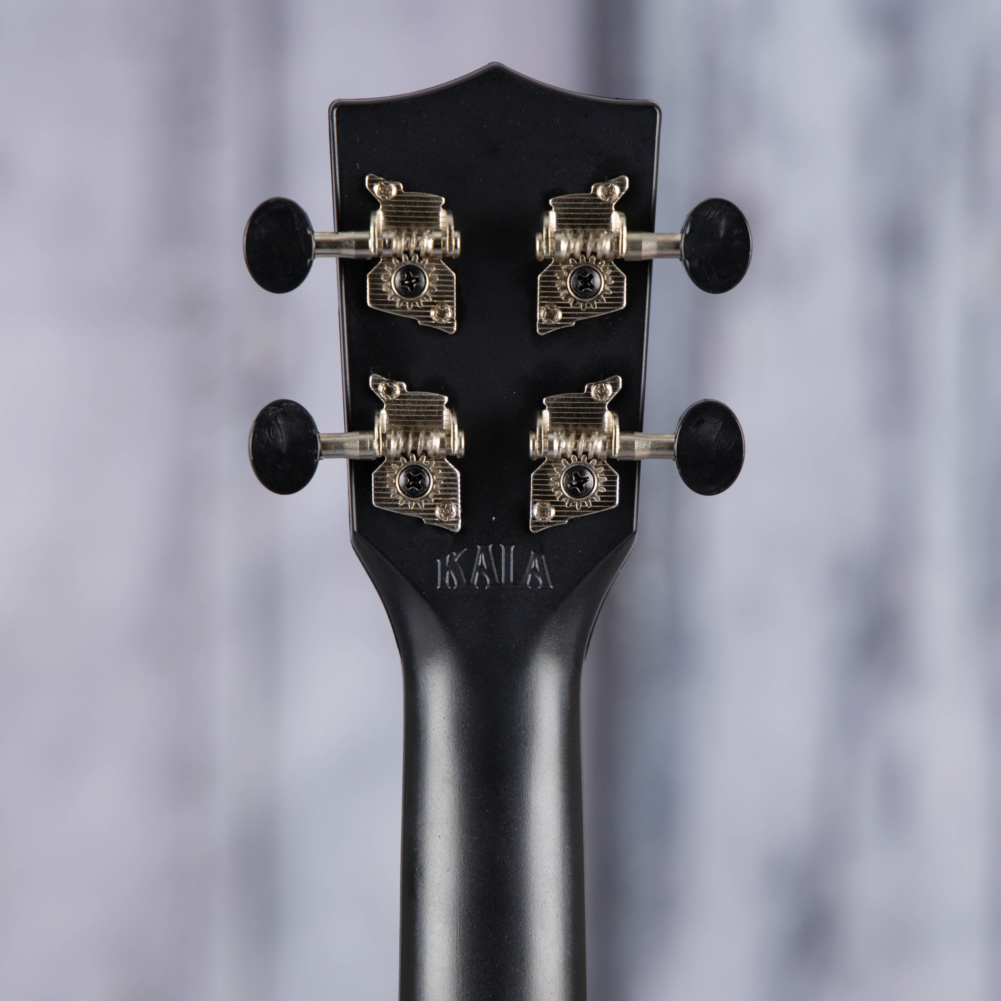 Kala LTP-SCC Learn To Play Color Chord Ukulele, Black, back headstock