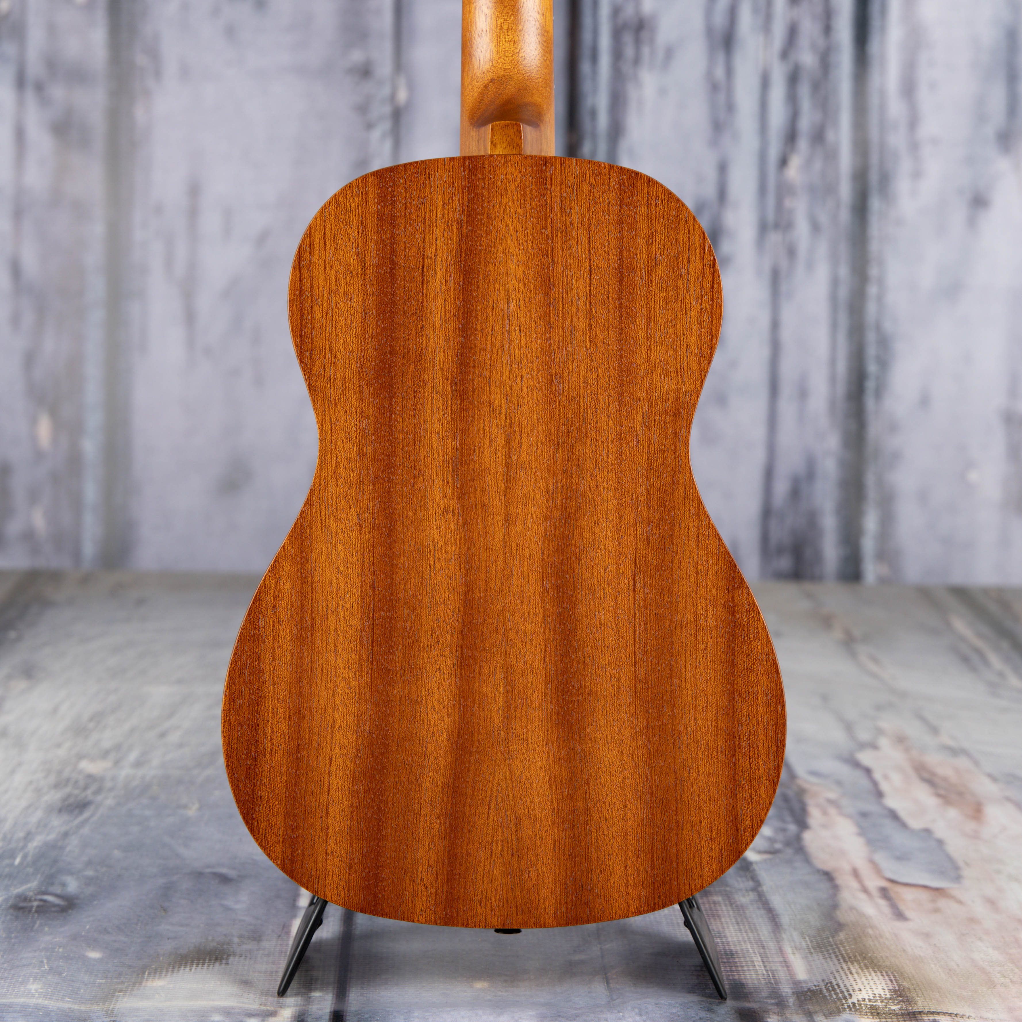 Kala MK-B Makala Baritone Ukulele, Natural, back closeup