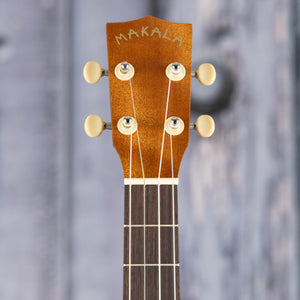 Kala MK-B Makala Baritone Ukulele, Natural, front headstock