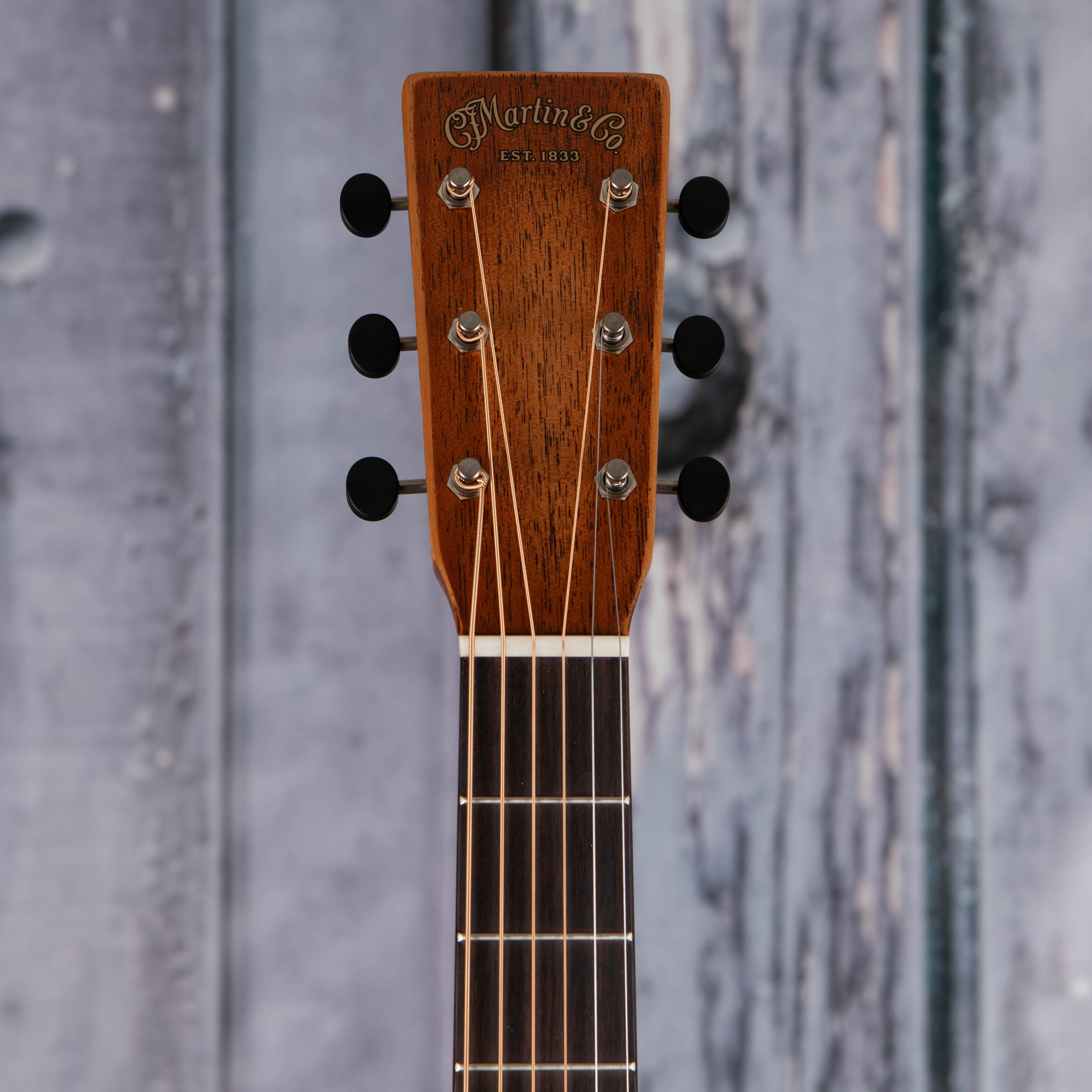 Martin 000-15M StreetMaster Acoustic Guitar, Mahogany Burst, front headstock