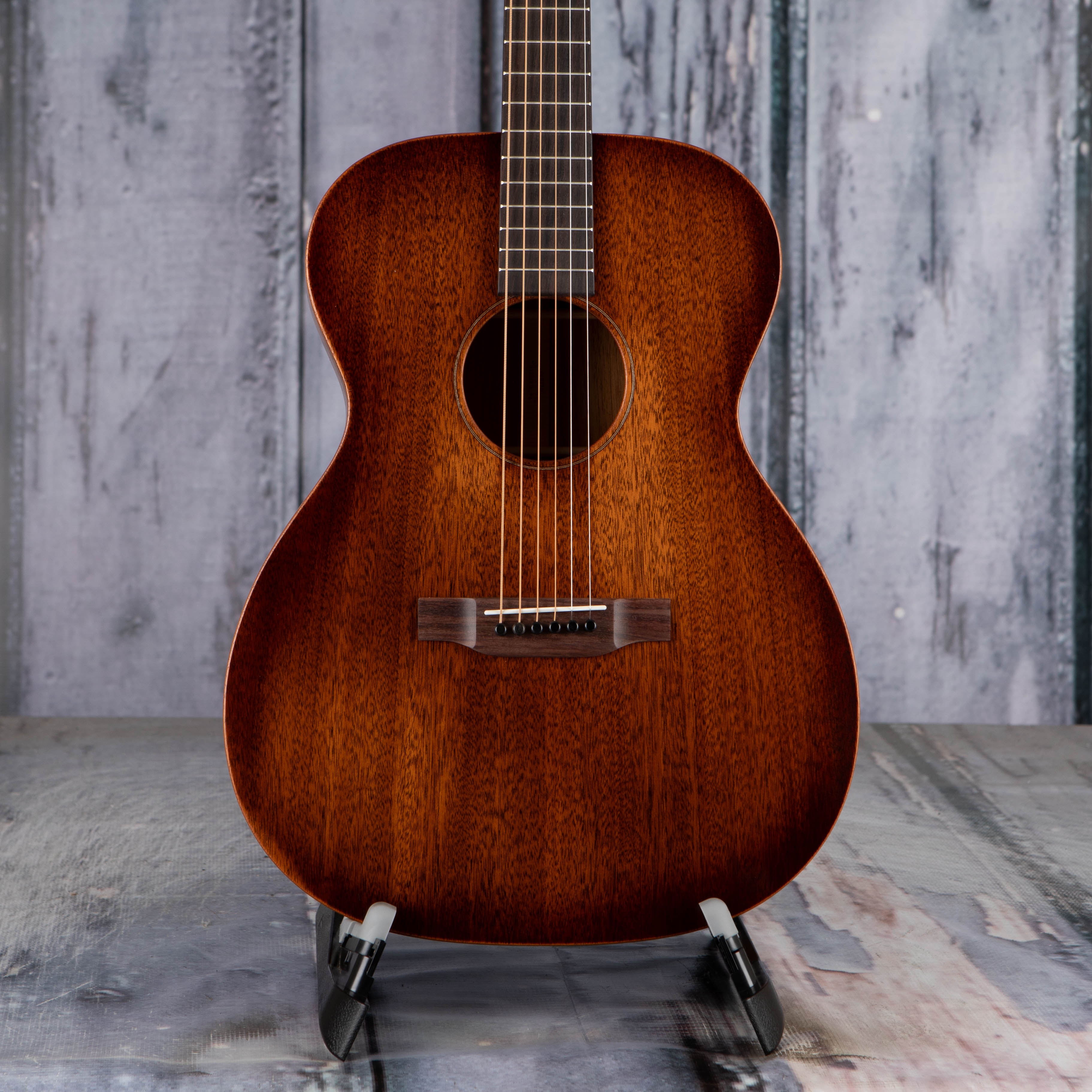 Martin 000-15M StreetMaster Acoustic Guitar, Mahogany Burst, front closeup