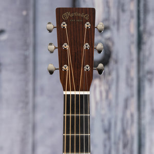 Martin 000-17 Acoustic Guitar, Dark Mahogany, front headstock