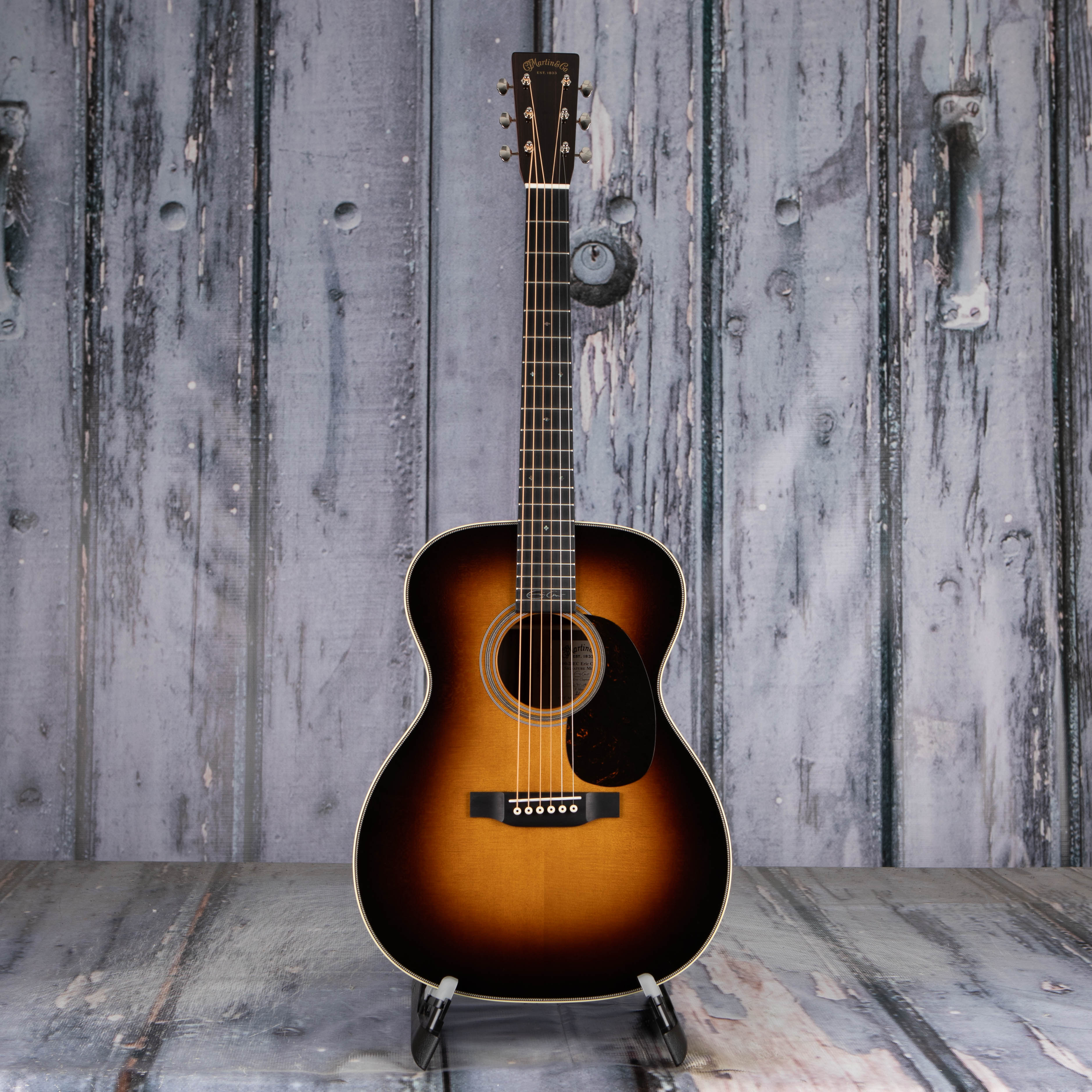 Martin 000-28EC Eric Clapton Acoustic Guitar, Vintage Sunburst, front