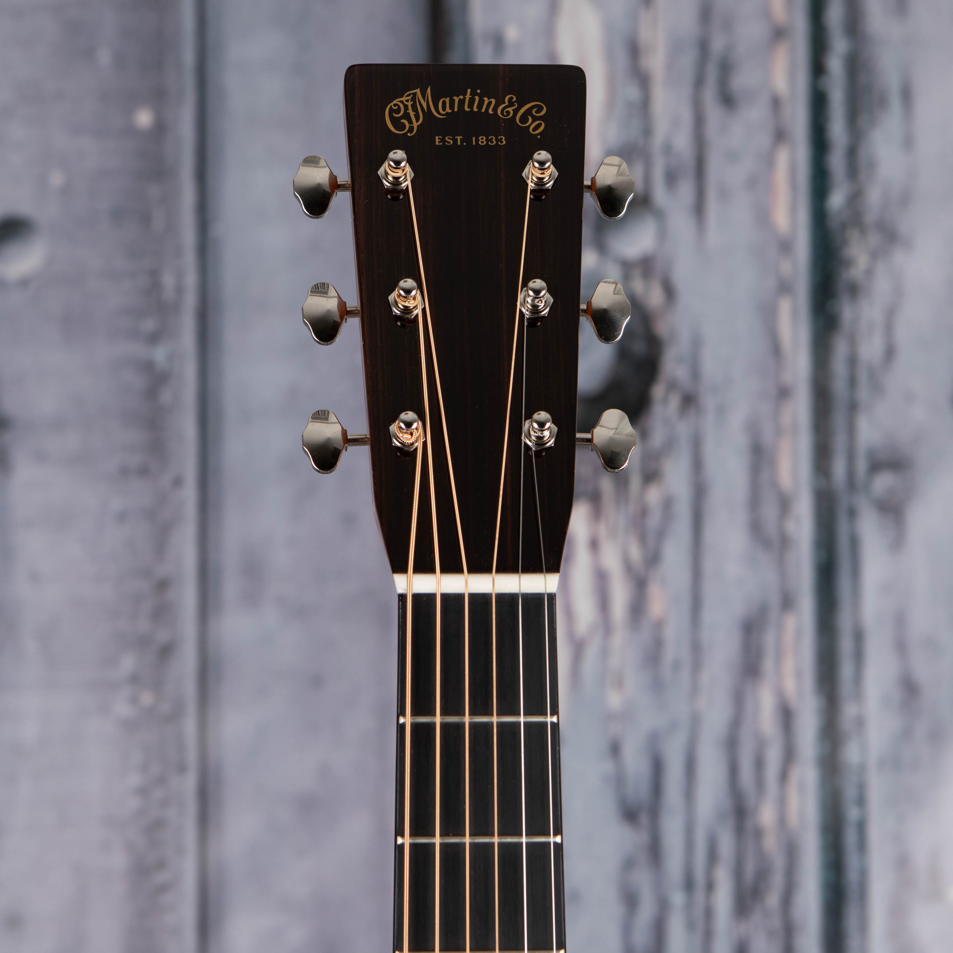 Martin 000-28EC Eric Clapton Acoustic Guitar, Vintage Sunburst, front headstock