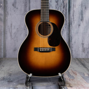 Martin 000-28EC Eric Clapton Acoustic Guitar, Vintage Sunburst, front closeup