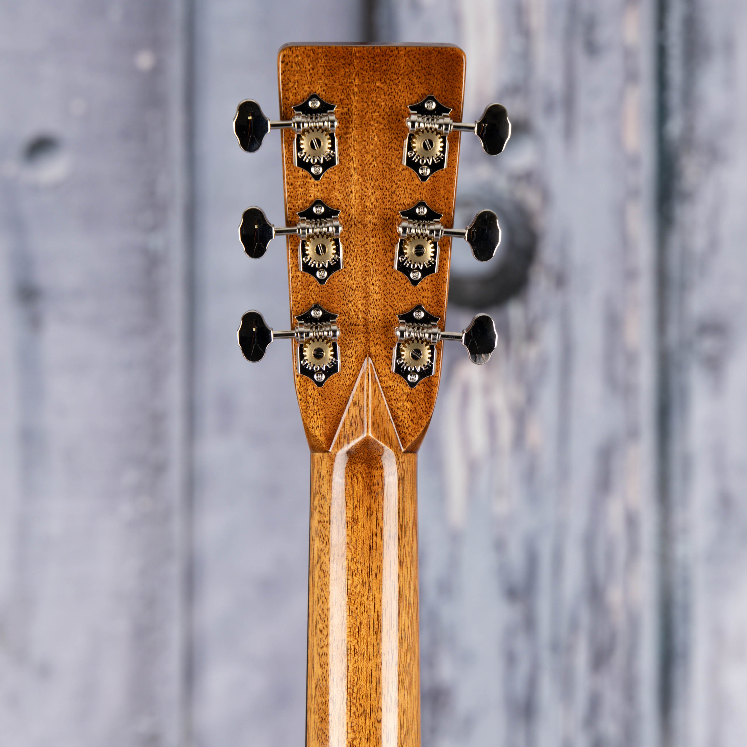 Martin 000-EC Eric Clapton 30th Anniversary Acoustic Guitar, Antique Toner, back headstock