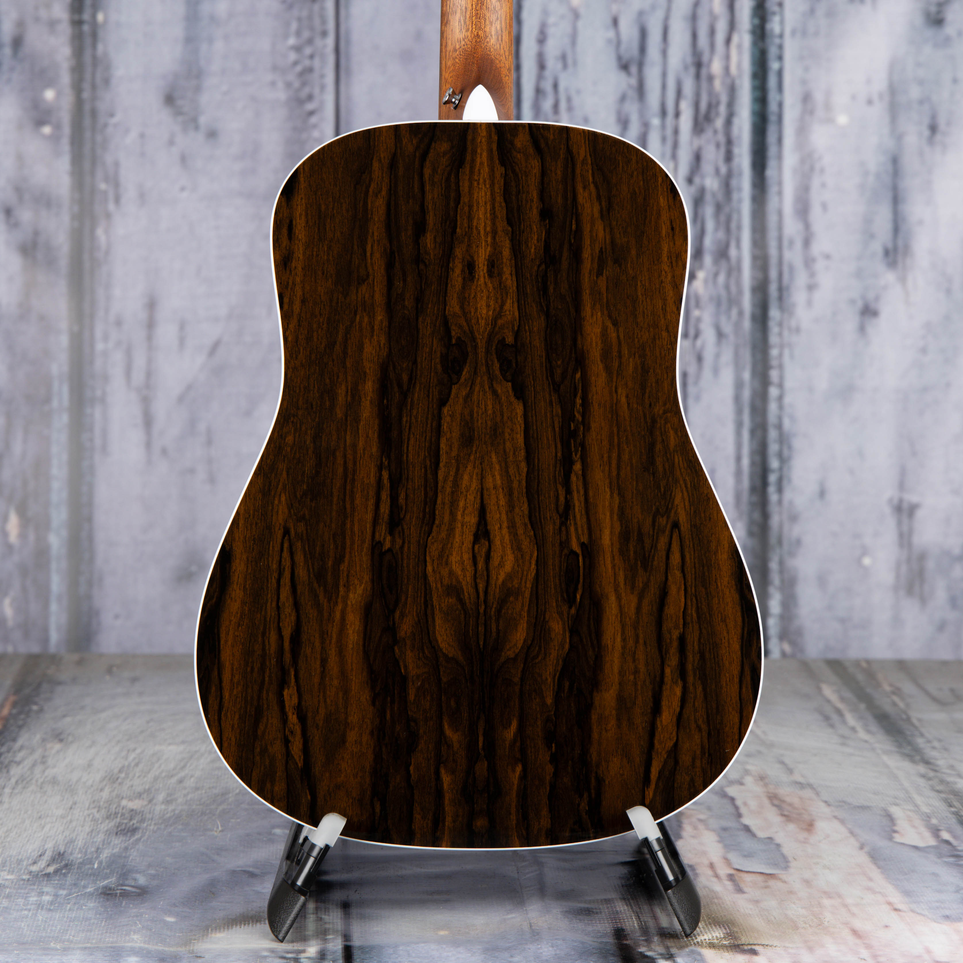 Martin D-13E Ziricote Acoustic/Electric Guitar, Natural, back closeup