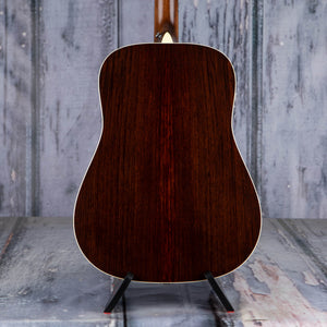 Martin D-16E Rosewood Acoustic/Electric Guitar, Natural, back closeup