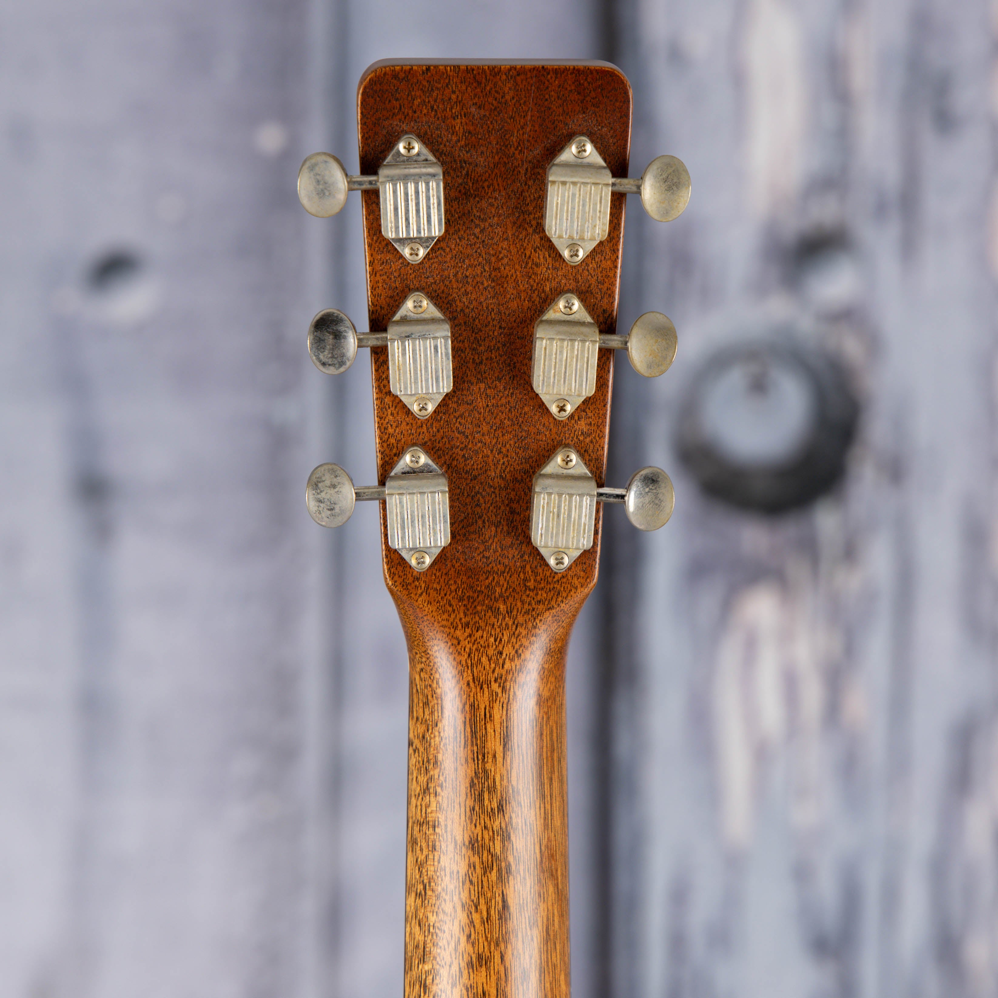 Martin D-18 1955 CFM IV 70th Acoustic Guitar, Natural, back headstock
