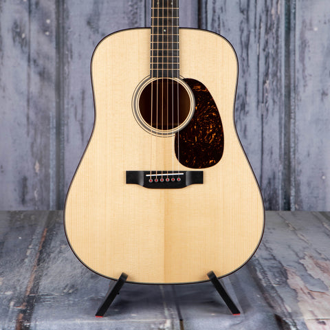 Martin D-18 Modern Deluxe Acoustic Guitar, Natural, front closeup