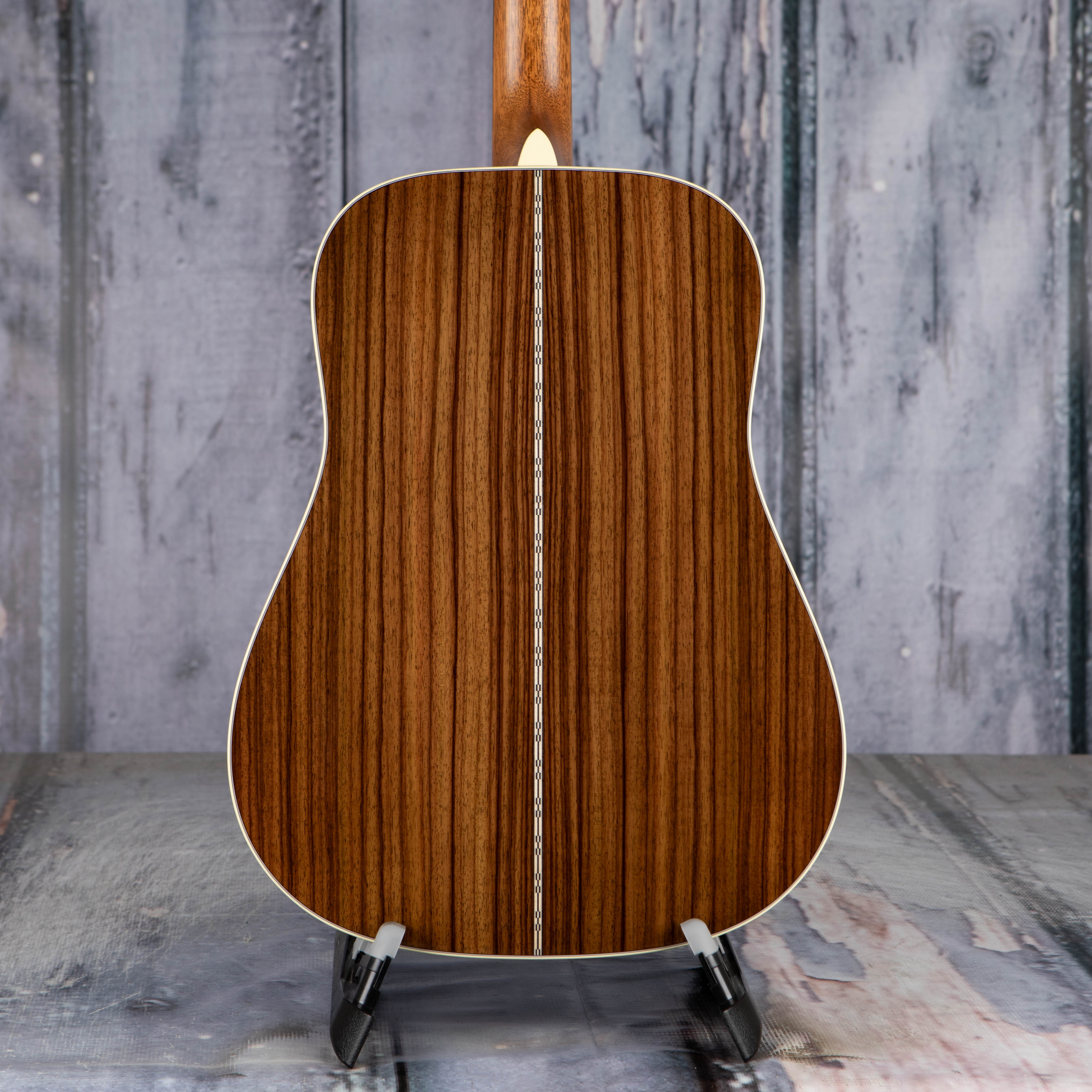 Martin D-28 Acoustic Guitar, 1933 Ambertone, back closeup