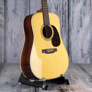 Martin D-28 Billy Strings Signature Acoustic Guitar, Natural, angle