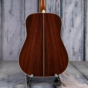 Martin D-28 Billy Strings Signature Acoustic Guitar, Natural, back closeup