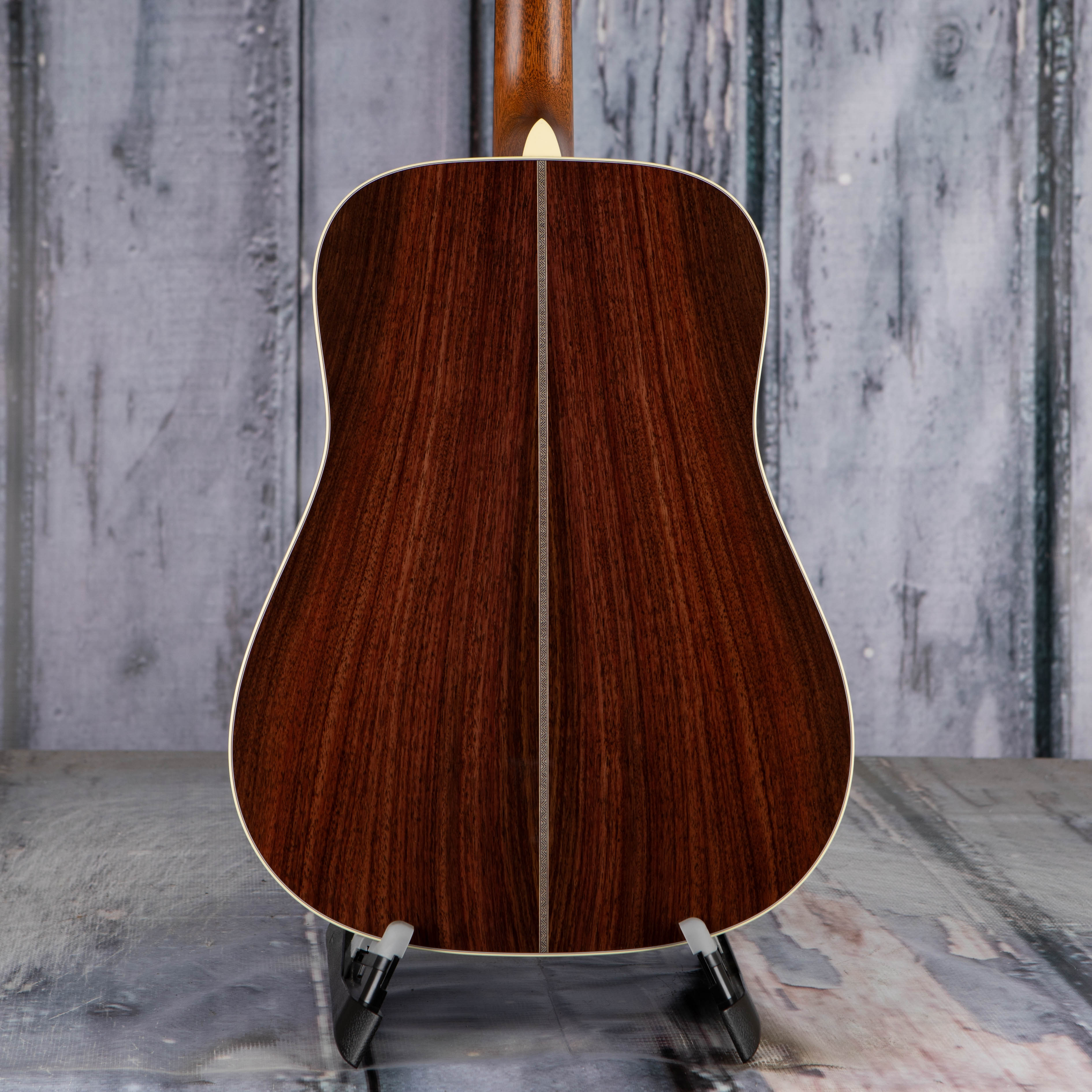 Martin D-28 Billy Strings Signature Acoustic Guitar, Natural, back closeup
