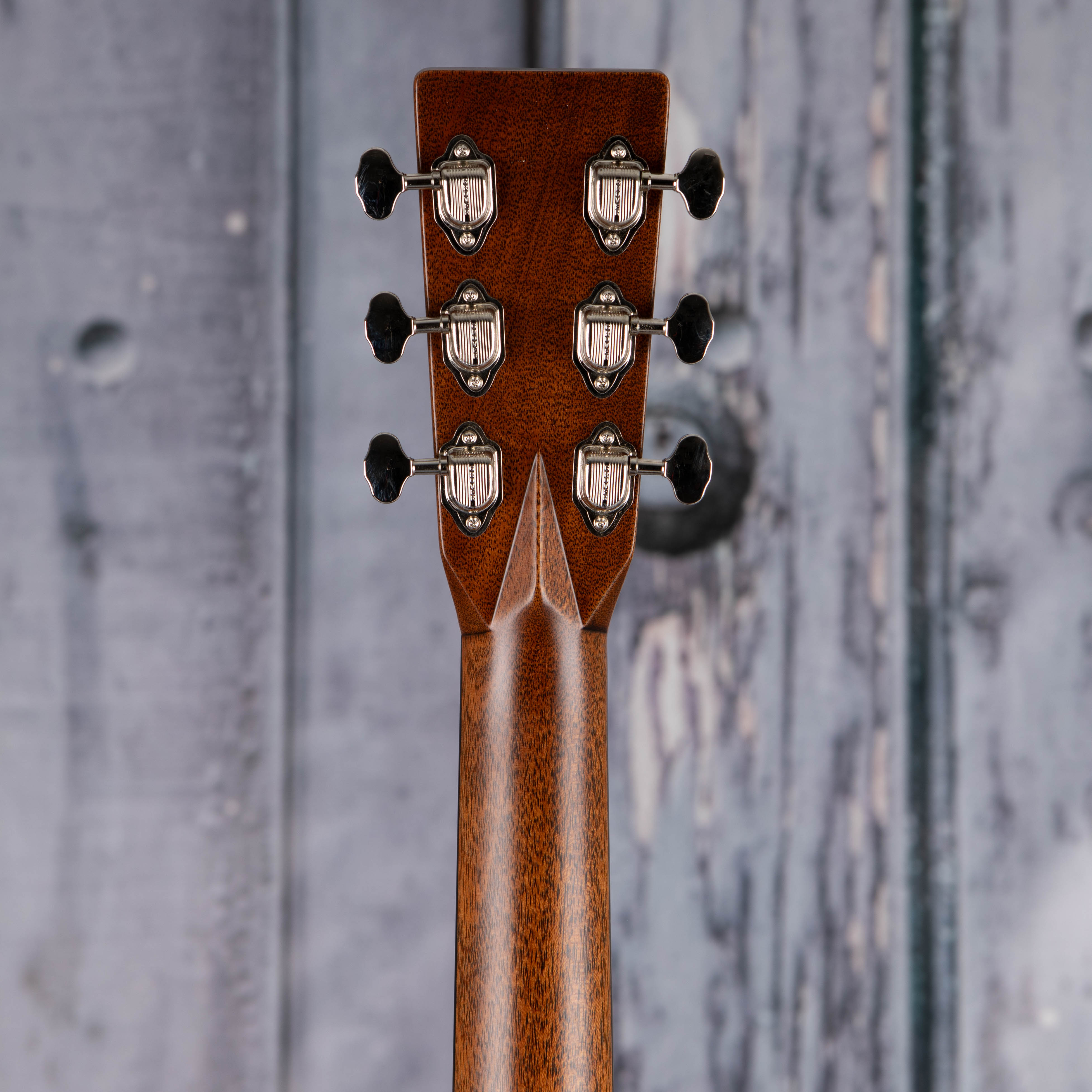 Martin D-28 Billy Strings Signature Acoustic Guitar, Natural, back headstock