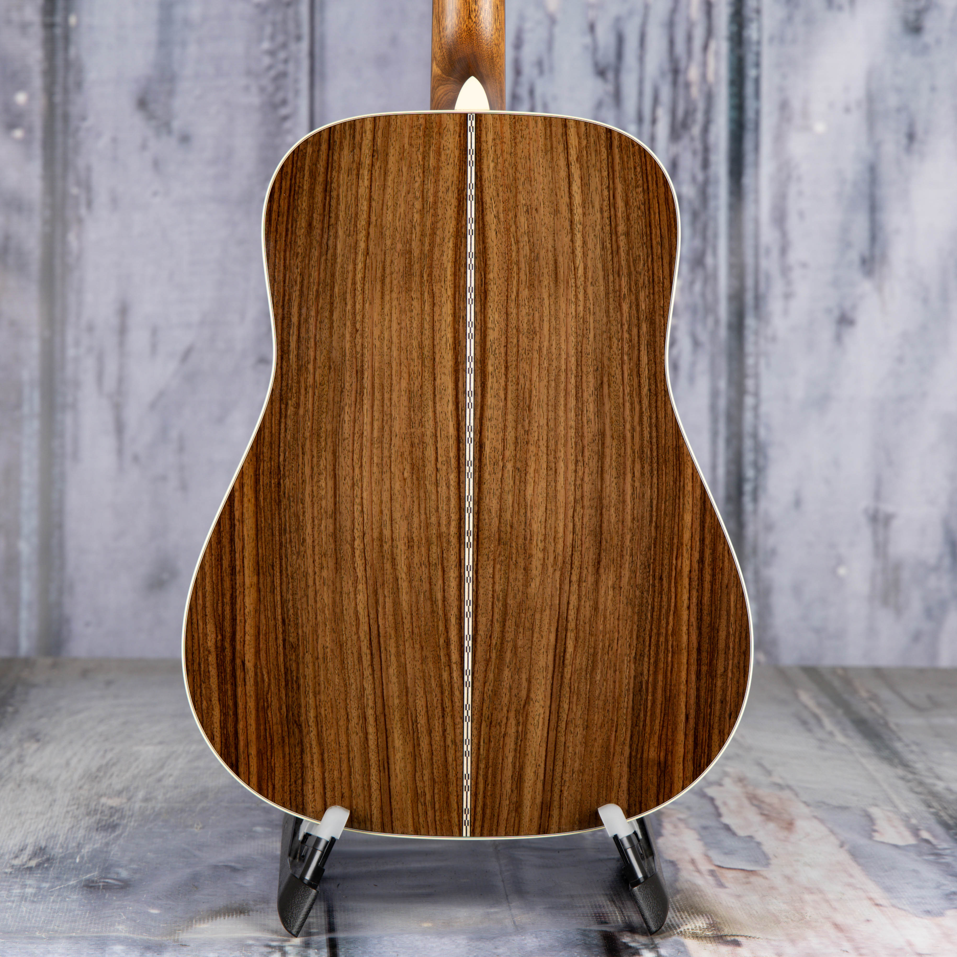 Martin D-28 Standard Acoustic Guitar, Natural, back closeup