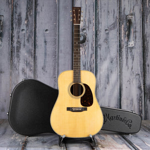 Martin D-28 Standard Acoustic Guitar, Natural, case