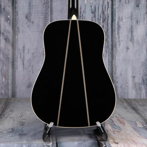 Martin D-35 Johnny Cash Acoustic Guitar, Black, back closeup